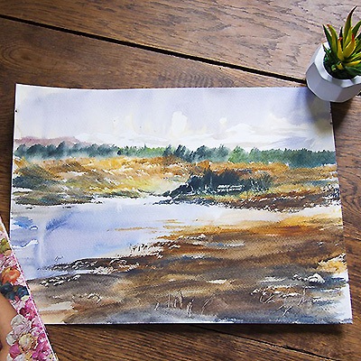 Loch Doon, œuvre originale par Steven Cronin