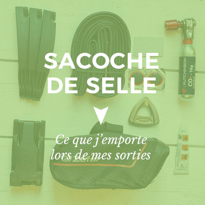 Le contenu de ma sacoche de selle