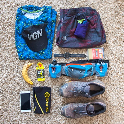 Mon équipement pour un trail court