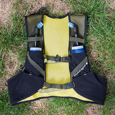 Test du gilet de trail Raidlight Responsiv 3L avec ses 2 Easyflask de 350ml