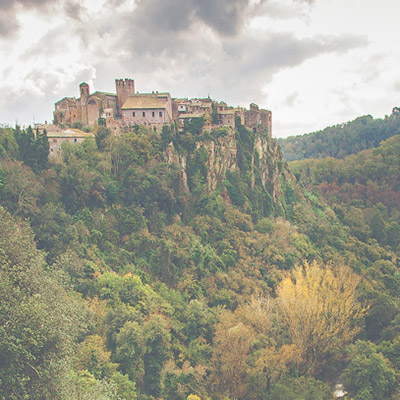 Temps gris à Calcata